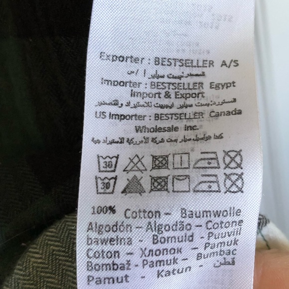 Snap up Noisy May sleeveless plaid top, cotton S - Picture 7 of 8